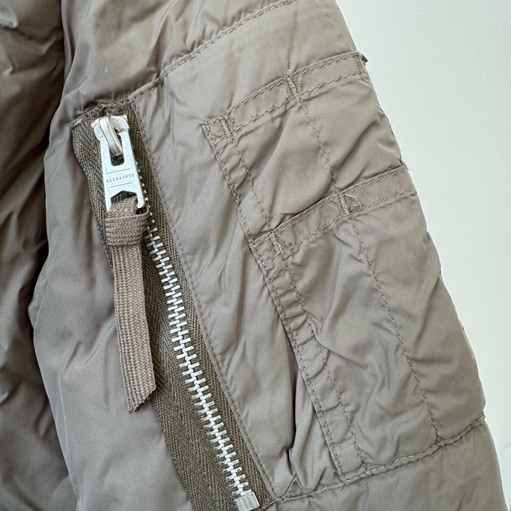 All SAINTS Green Bomber Jacket, Size S - Picture 7 of 13